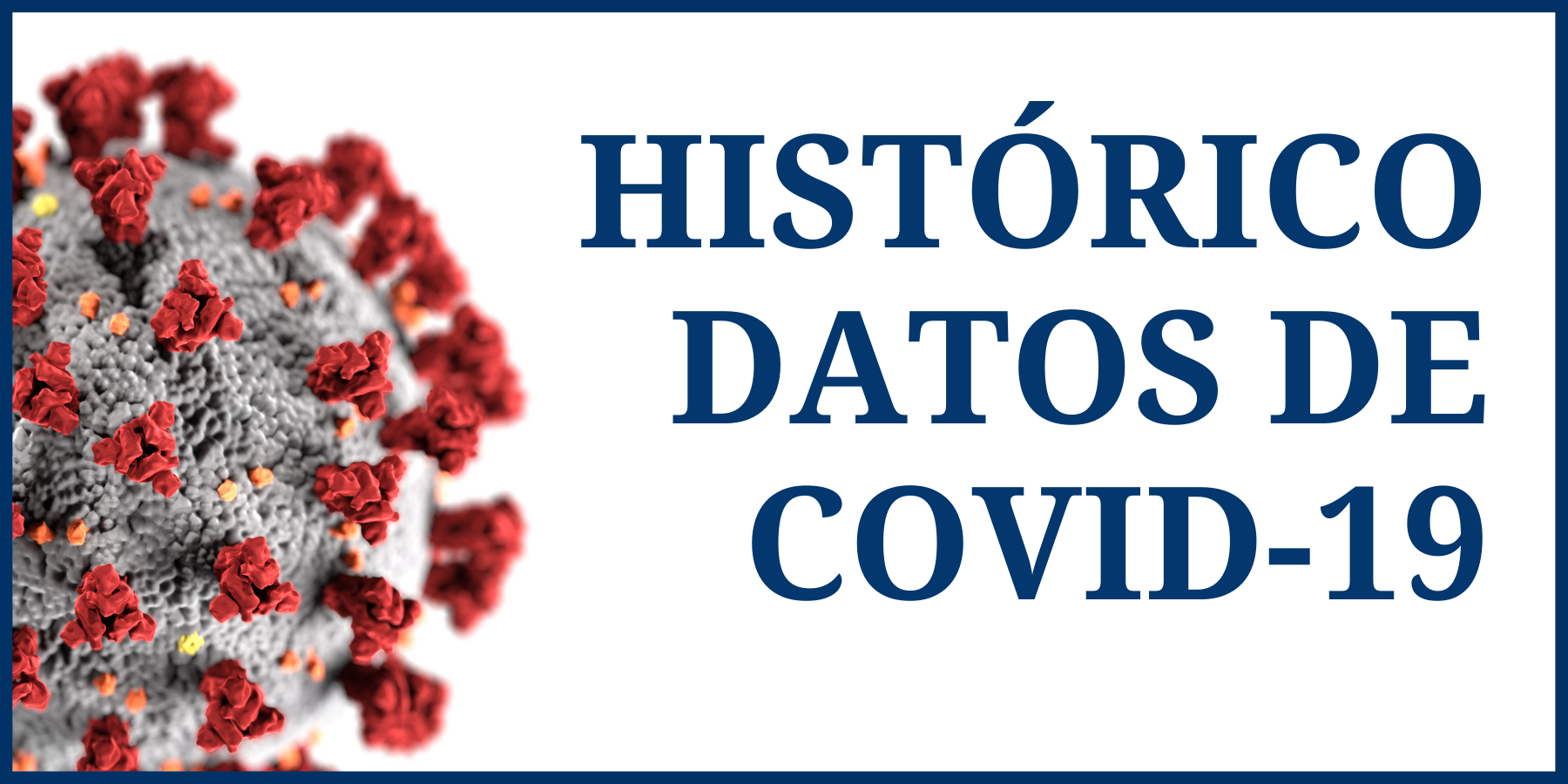 Historical COVID-19 data banner