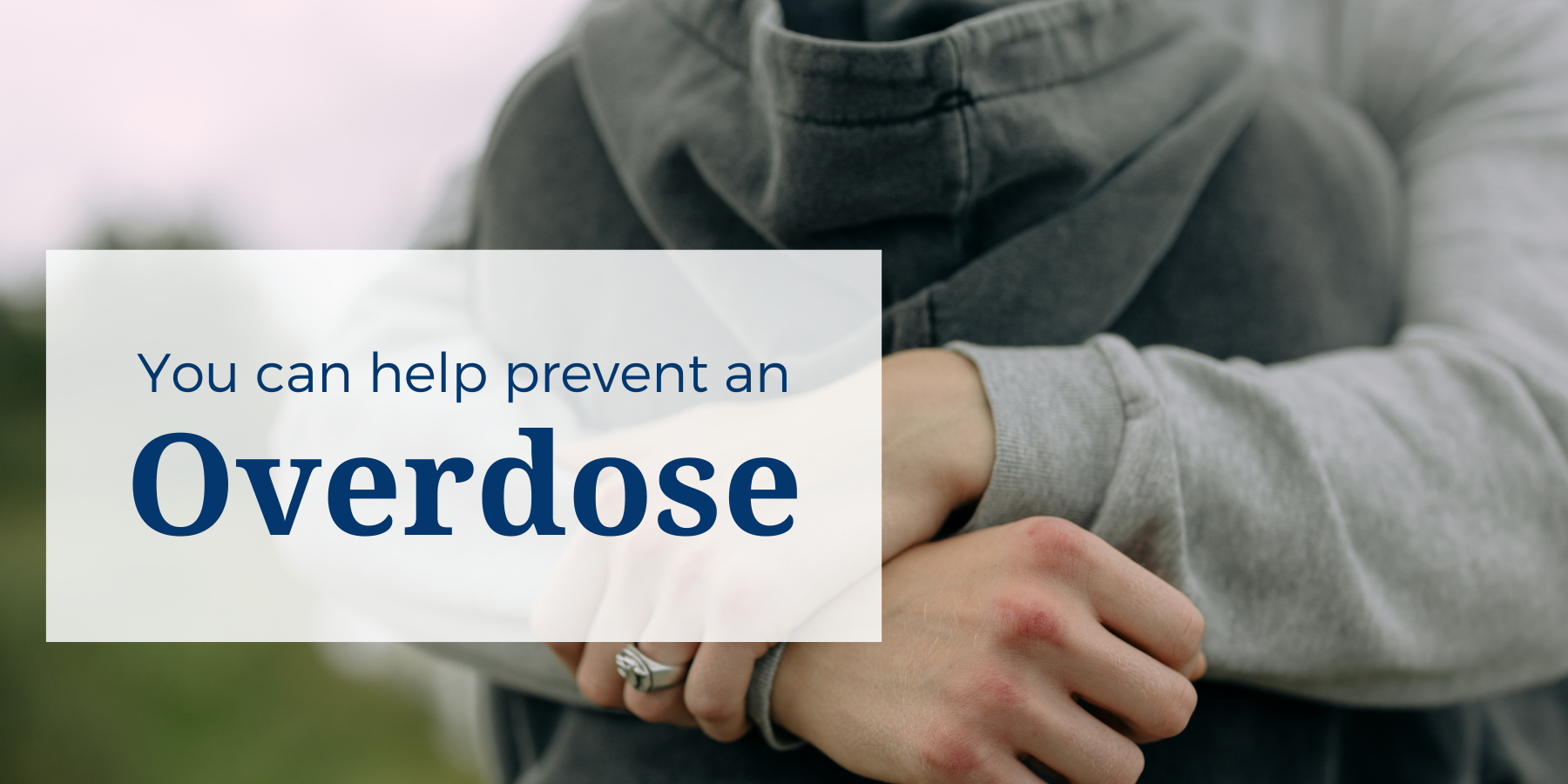 overdose prevention information banner