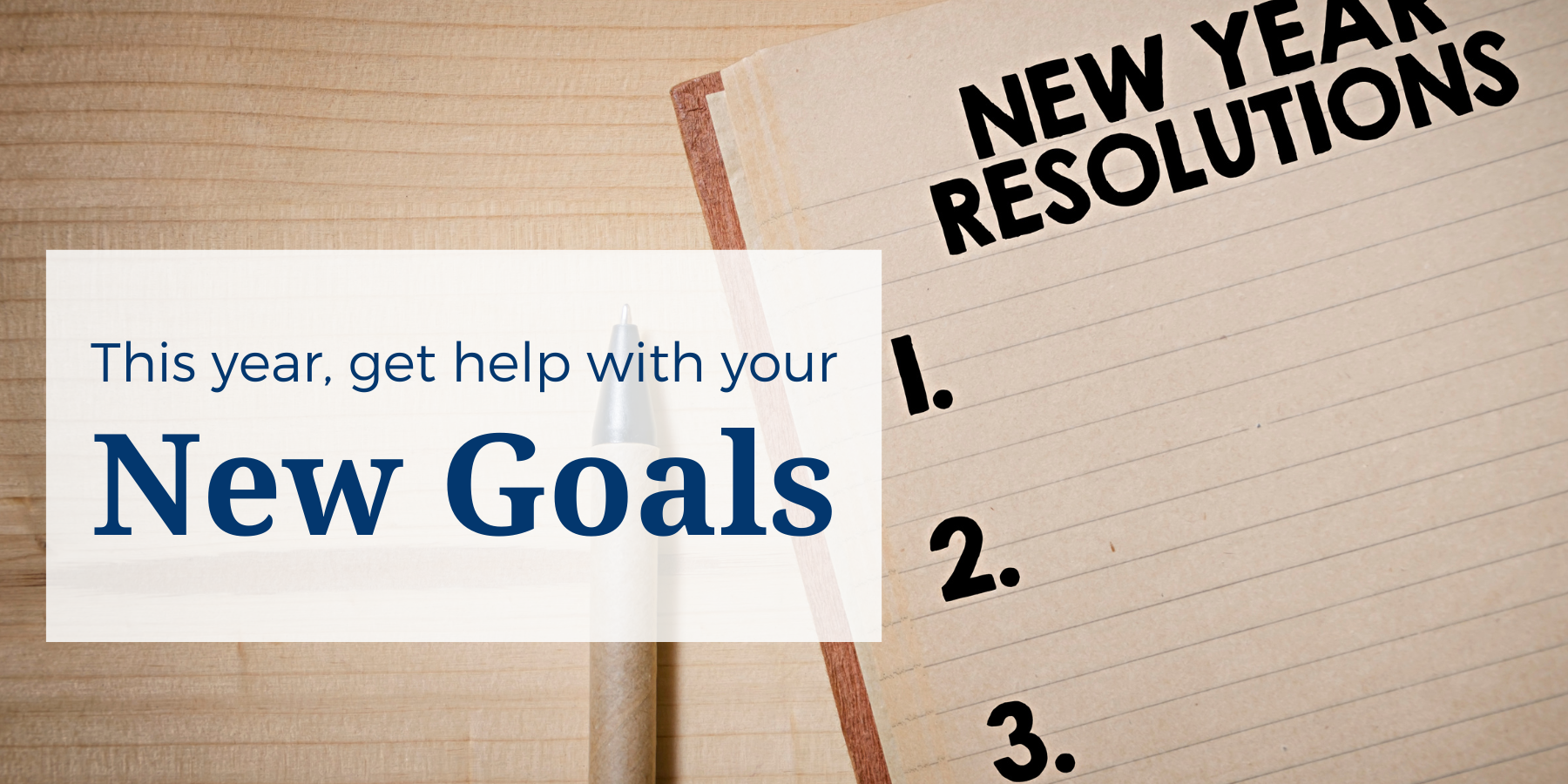 New Year's resolutions information banner