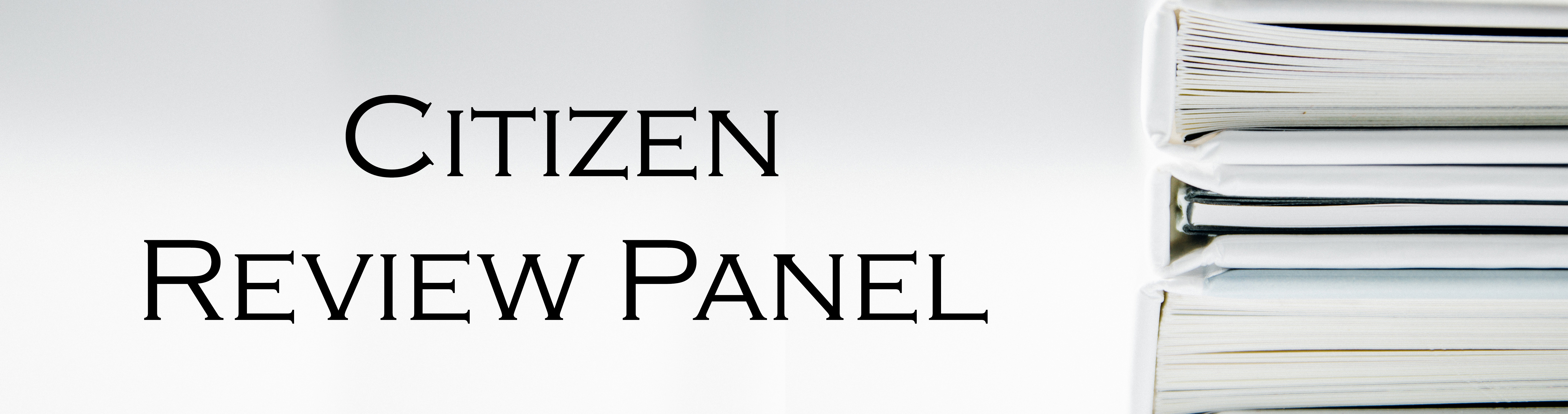Citizen Review Panel Banner